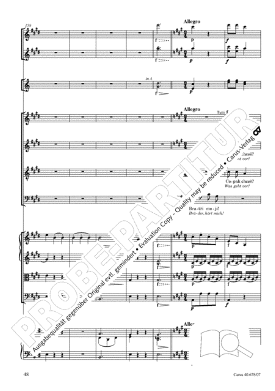 Missa pastoralis bohemica 4-Part scores gallery preview page 61