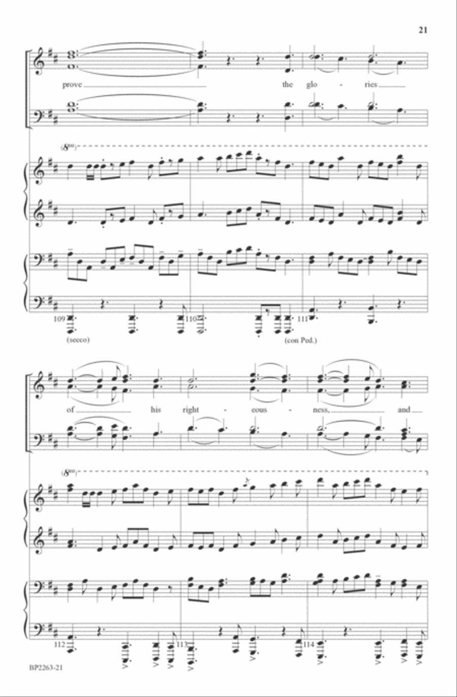 Joy to the World! 4-Part scores gallery preview page 21