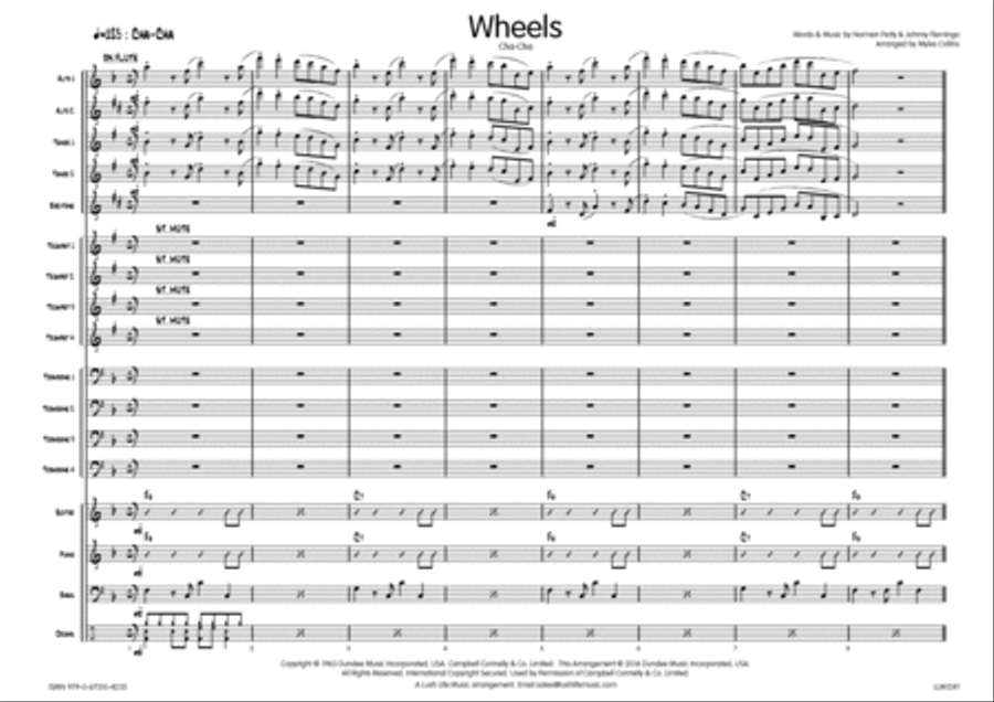 Wheels Big Band scores gallery preview page 2