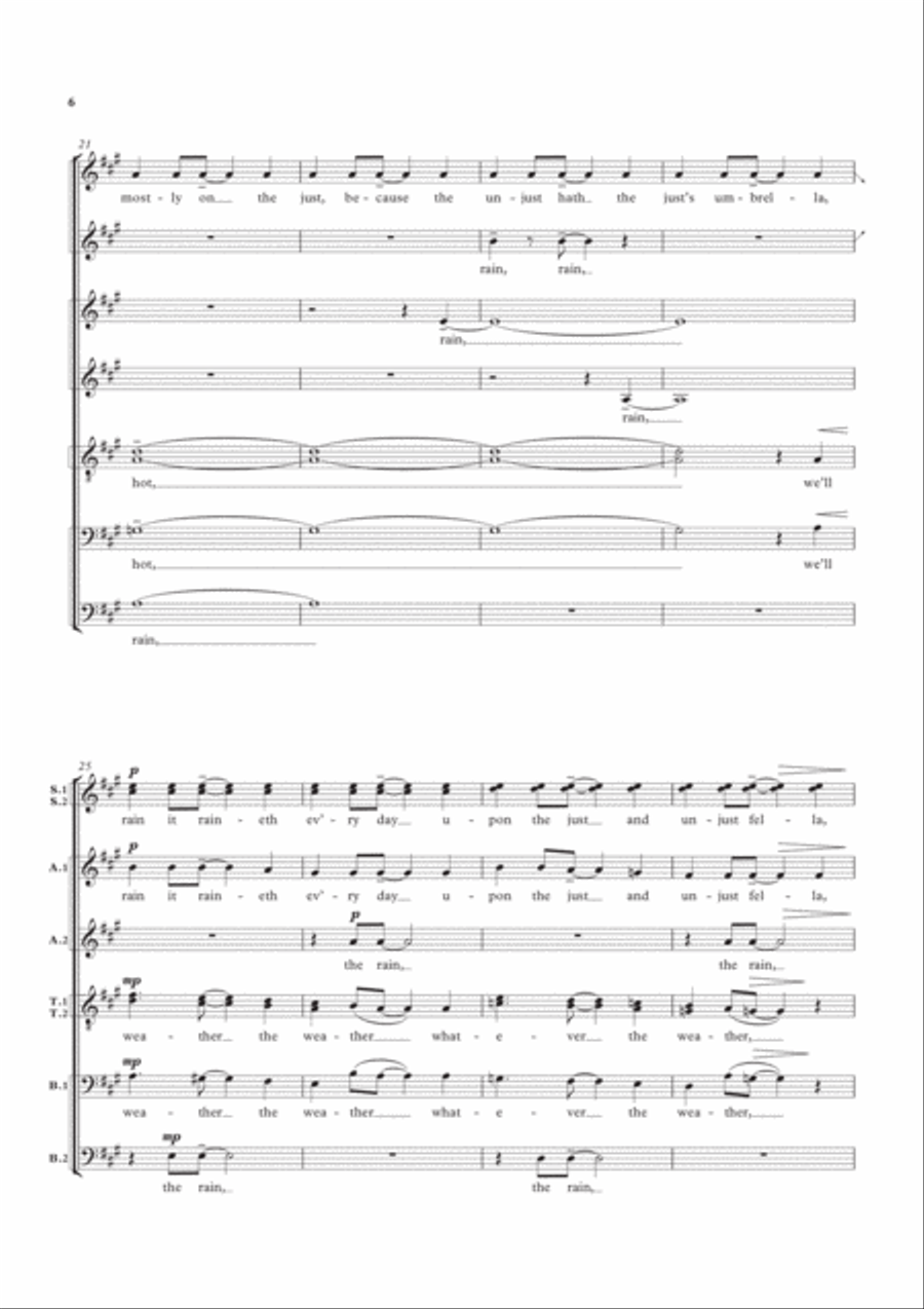 Weather Report Weather Report SSAATTBB scores gallery preview page 6