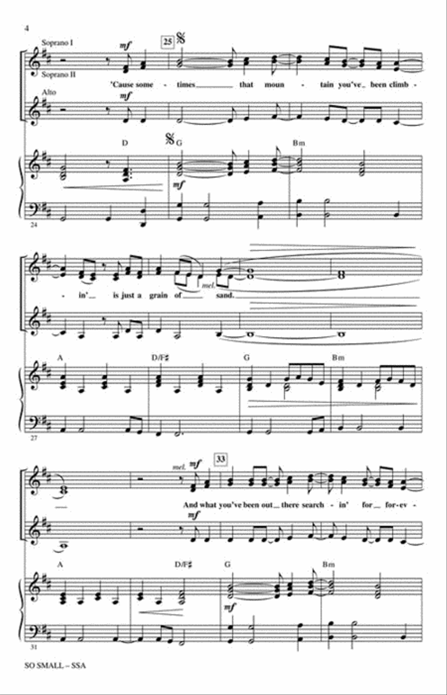 <br>Sheet music extract