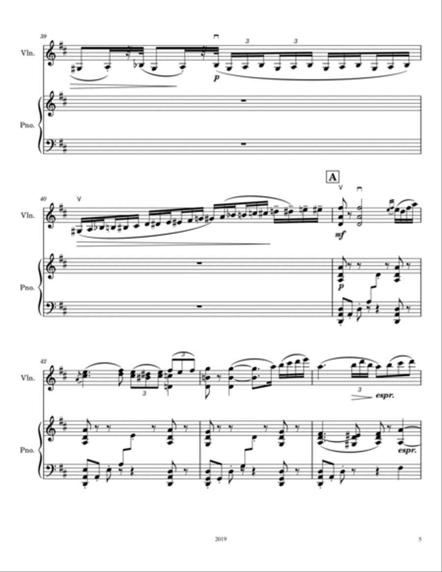 Tchaikovsky Violin Concerto in D major, Op. 35 - For Violin and Piano Violin Solo scores gallery preview page 5