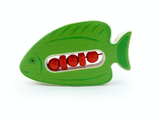 Klapper-Fisch Doki (grün)