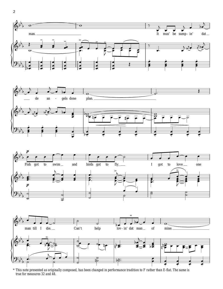 Can't Help Lovin' Dat Man Piano, Vocal scores gallery preview page 2