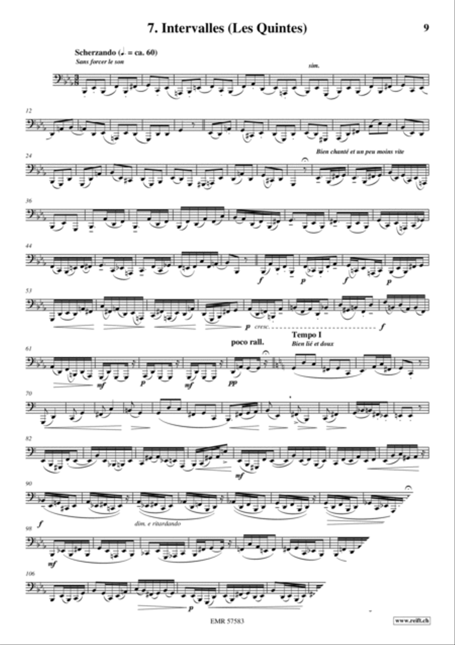 32 Etudes de Perfectionnement Tuba scores gallery preview page 9