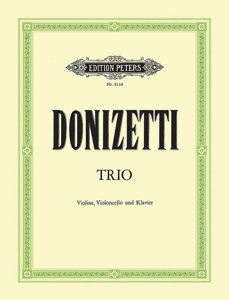 Trio for Violin, Violoncello and Piano Piano Trio scores gallery preview page 1