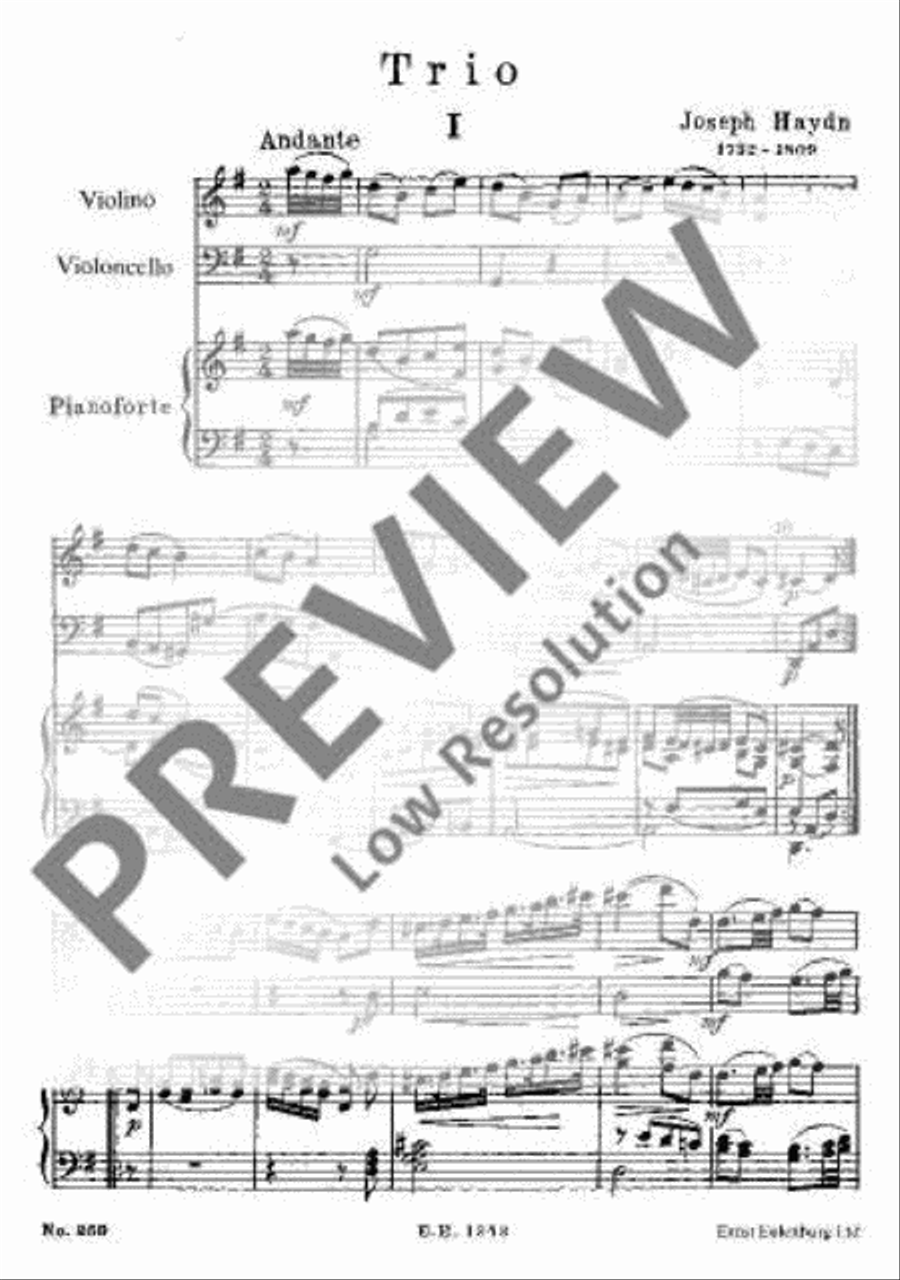 Piano Trio G major Piano Trio scores gallery preview page 4