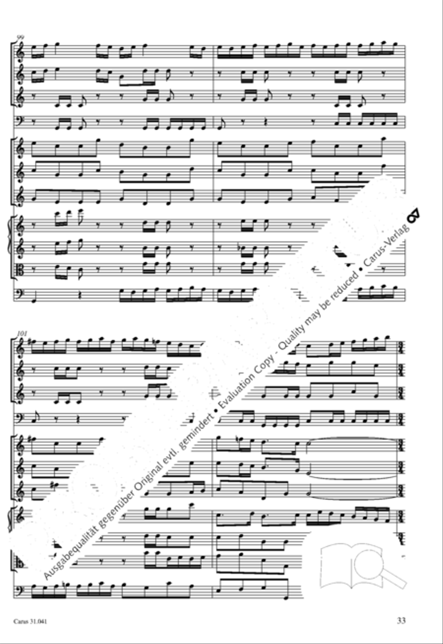 O Lord, we come to praise thee 4-Part scores gallery preview page 34