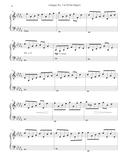 Piano Adagios, Nos. 1-12 image number null