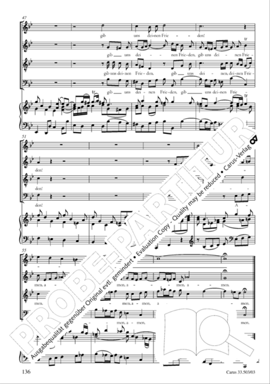 Passion according to St. Matthew (Passions-Musik nach dem Evangelisten Matthaus) SSATB scores gallery preview page 137