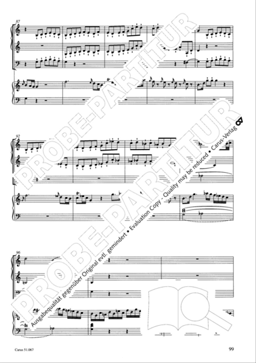 Church Sonatas Collection / Songbook scores gallery preview page 100