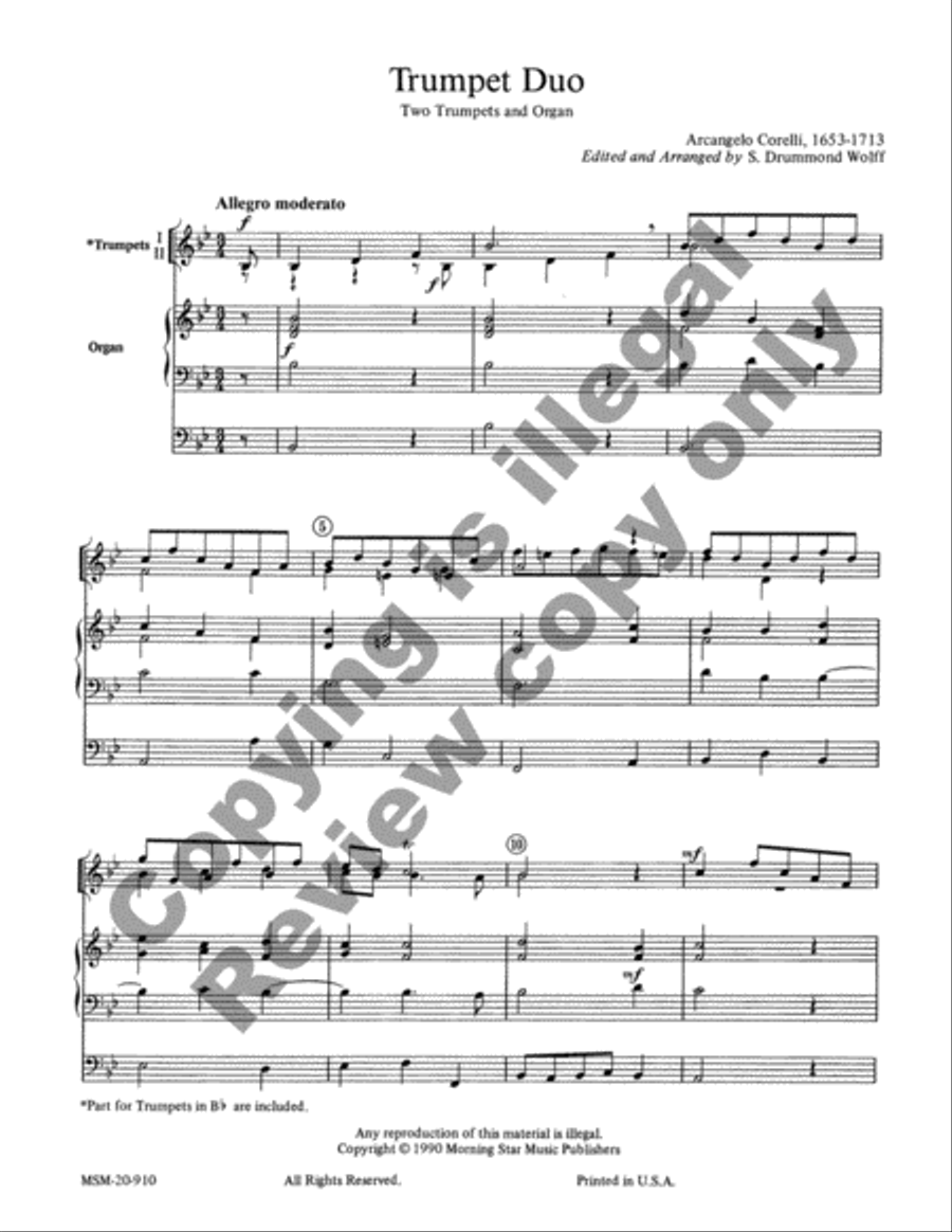 Trumpet Duo Trumpet Duo Trumpet Duet scores gallery preview page 3