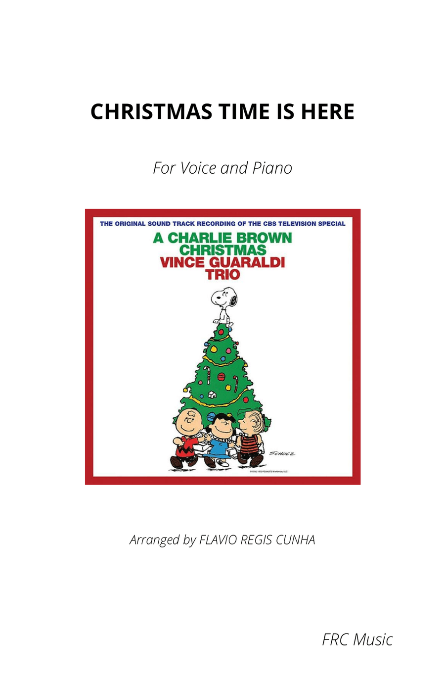 Christmas Time Is Here Piano, Vocal scores gallery preview page 1