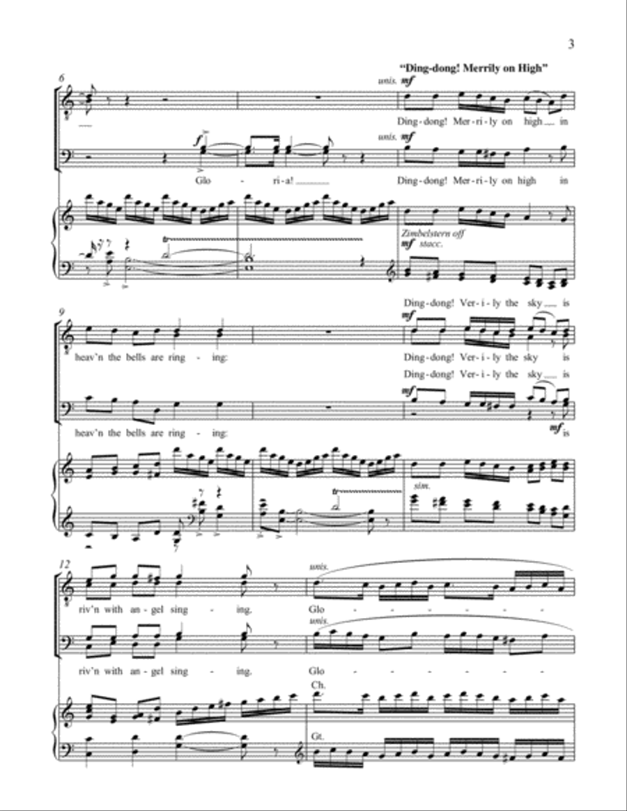 Christmas Intrada TTBB scores gallery preview page 3