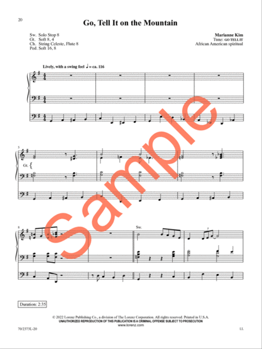 The Heart and Soul of Christmas, Vol. 2 Organ Solo scores gallery preview page 18