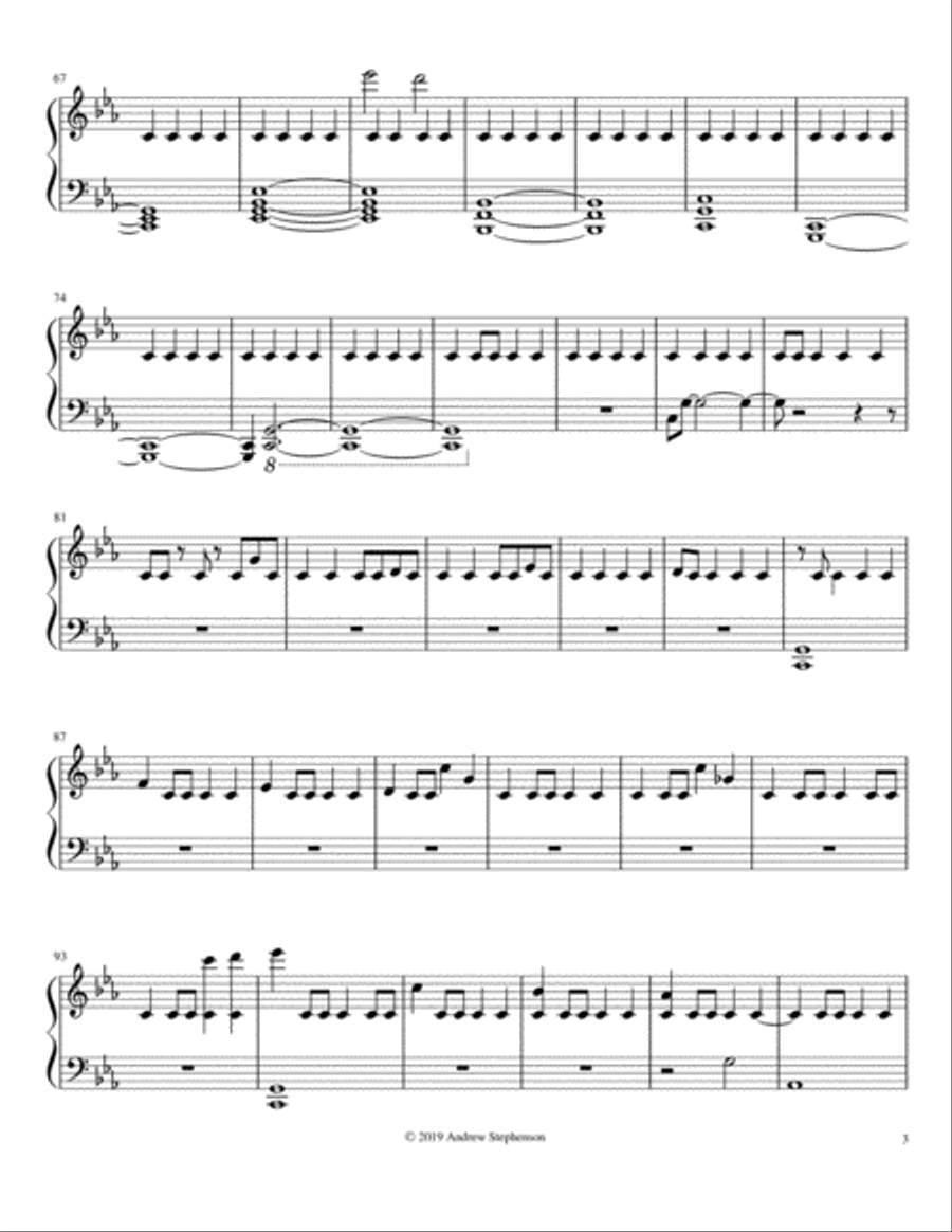 Twilit Summoner Piano Solo scores gallery preview page 3