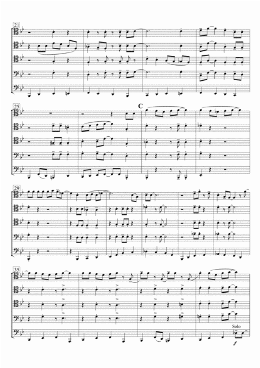Route 66 Brass Quintet scores gallery preview page 3