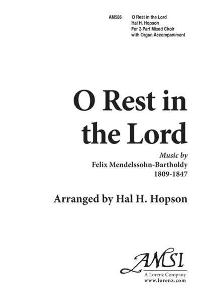 O Rest in the Lord