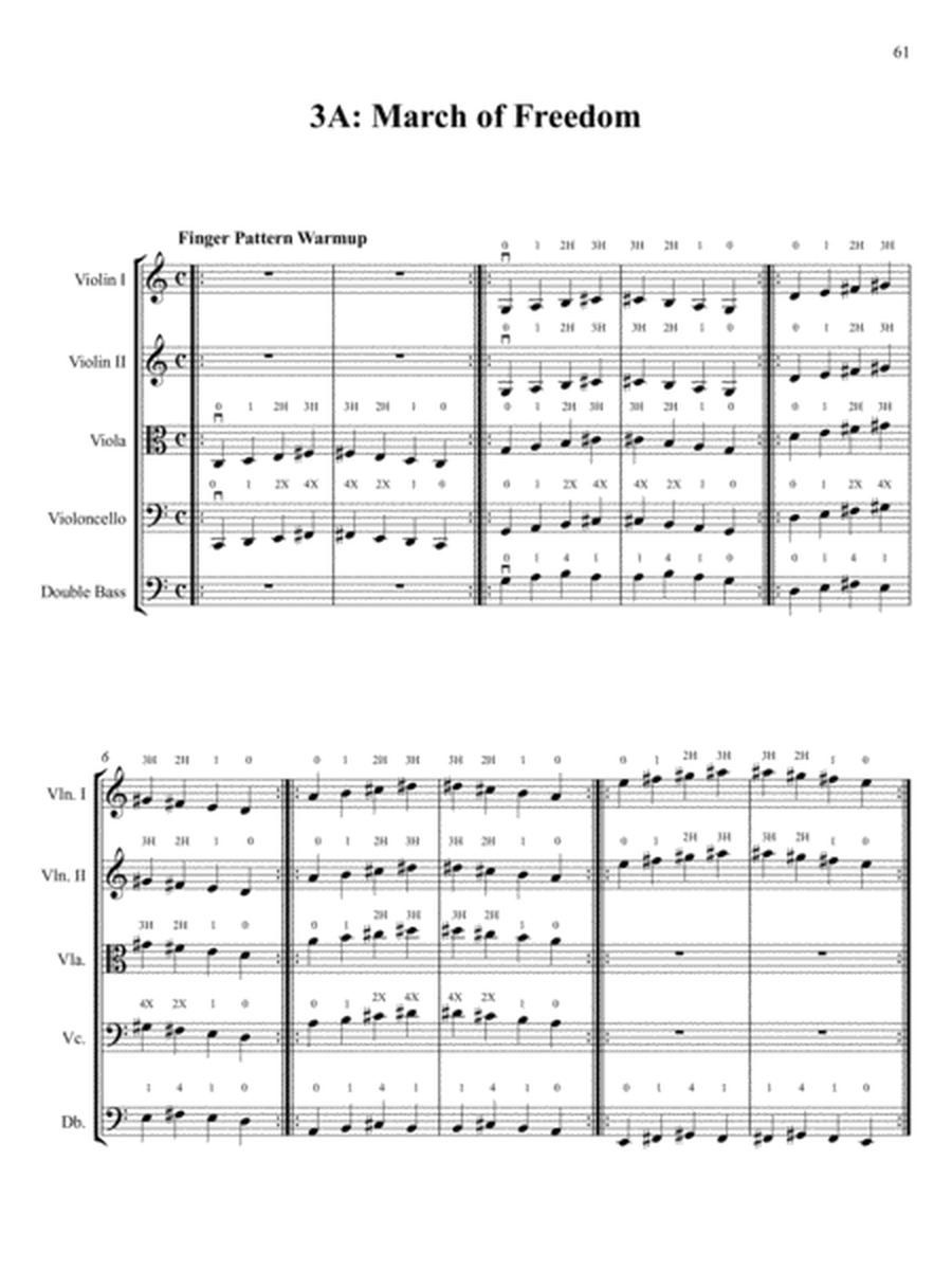 String Music in Patterns: for Better Intonation (Violin I Edition)