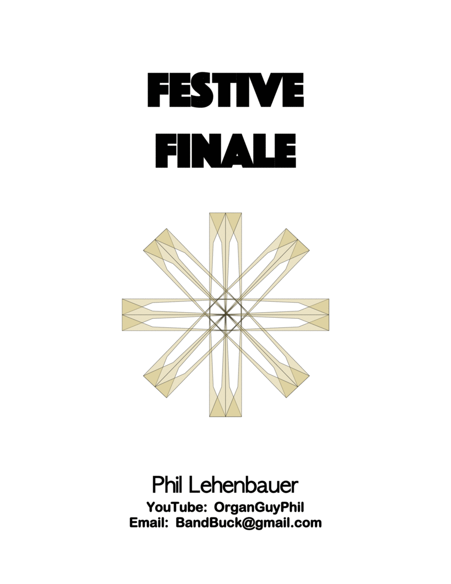 Festive Finale organ work, by Phil Lehenbauer