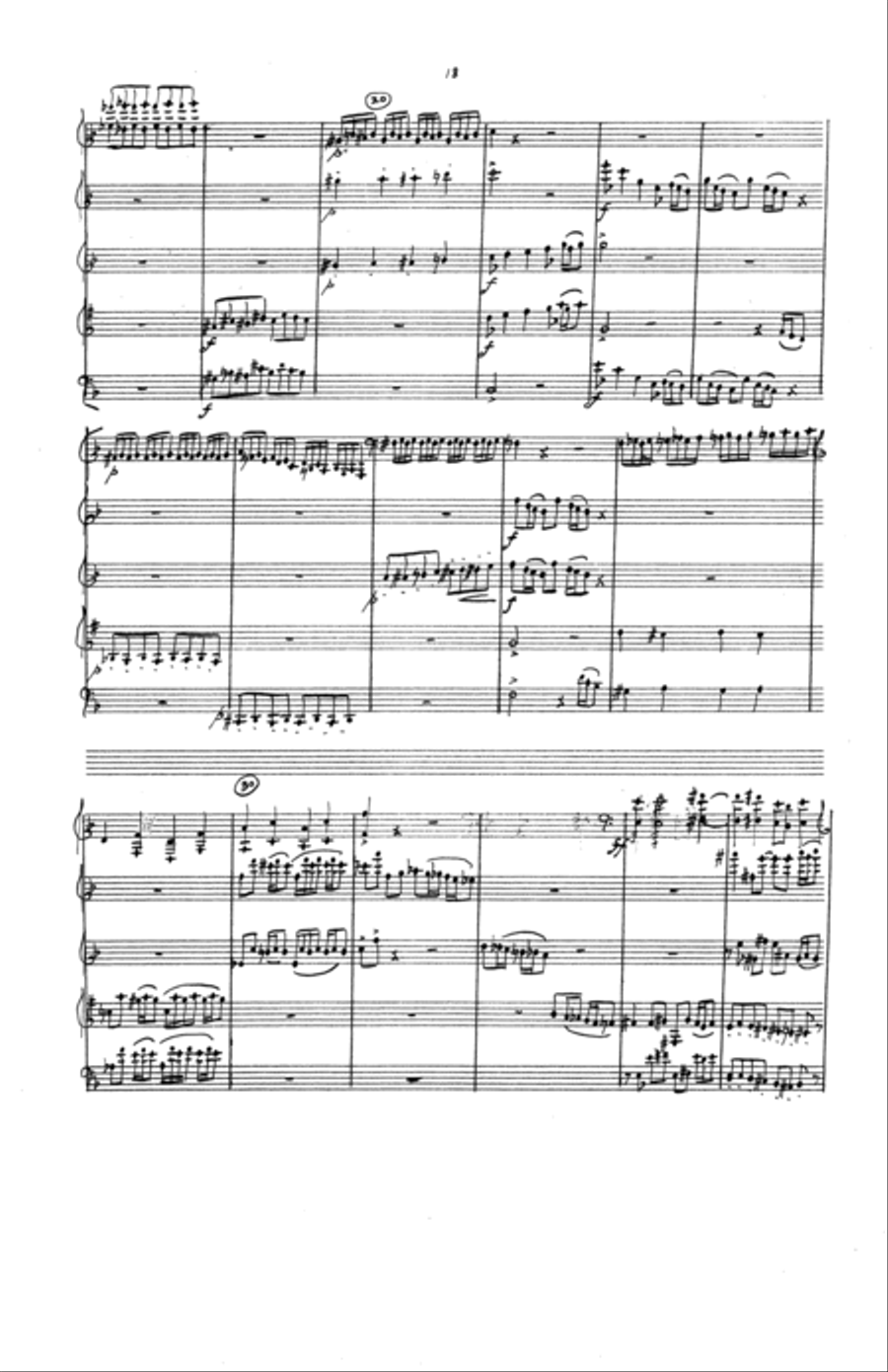Quintet for Marimba and Winds Bassoon scores gallery preview page 9