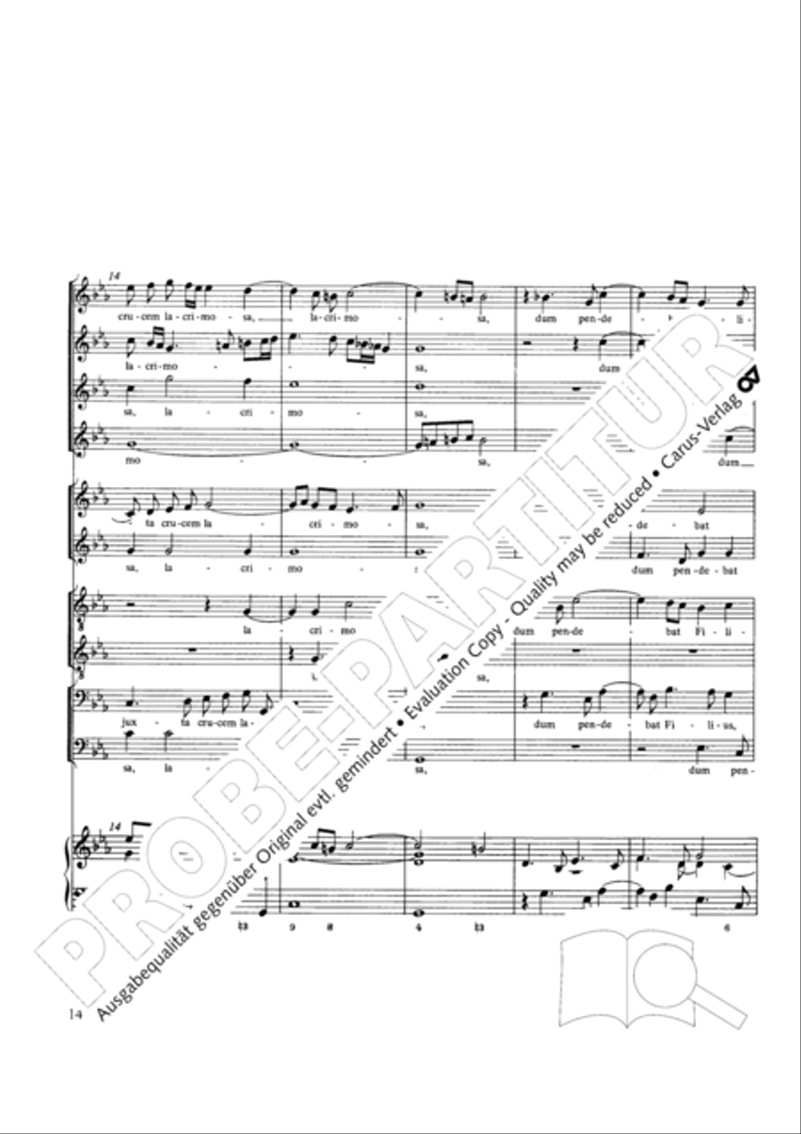 Stabat mater Choir scores gallery preview page 14