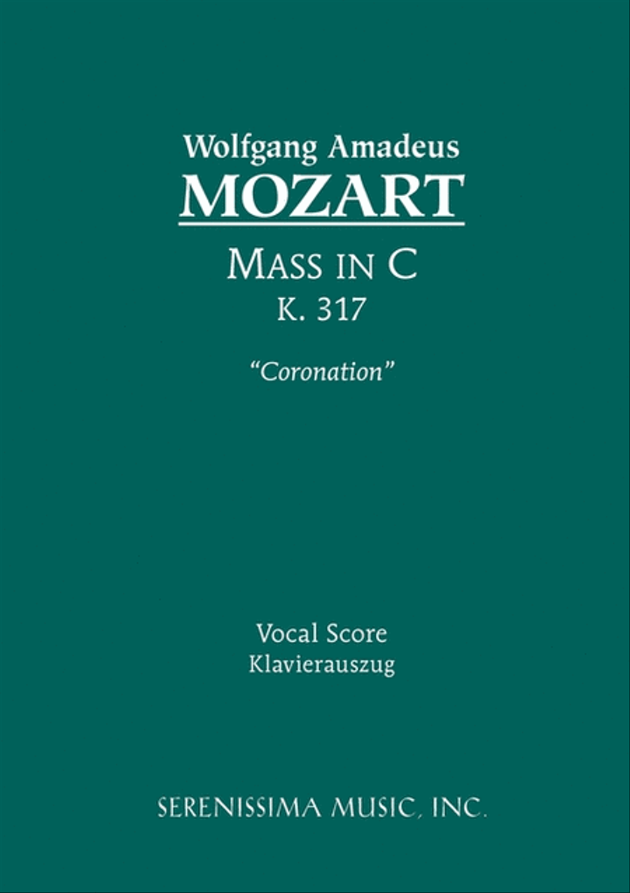 Mass in C major, K.317 'Coronation' Choir scores gallery preview page 1
