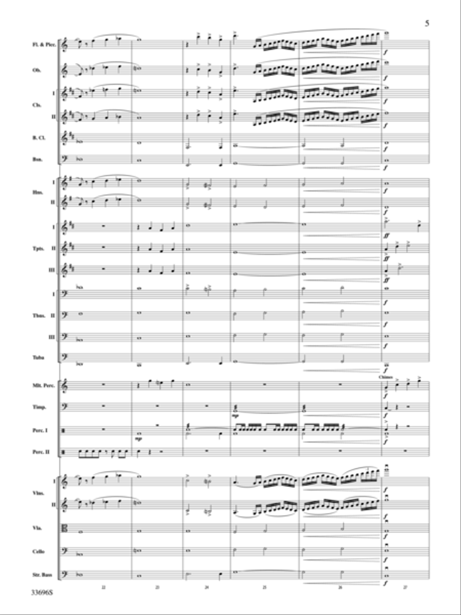 Sound Innovations Fanfare Full Orchestra scores gallery preview page 5