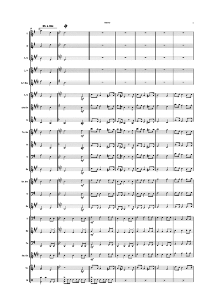 Conquest Of Paradise Conquest Of Paradise Concert Band scores gallery preview page 6