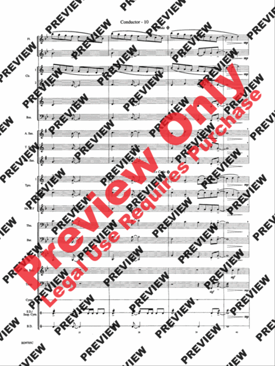 High Sierras High Sierras Concert Band scores gallery preview page 12