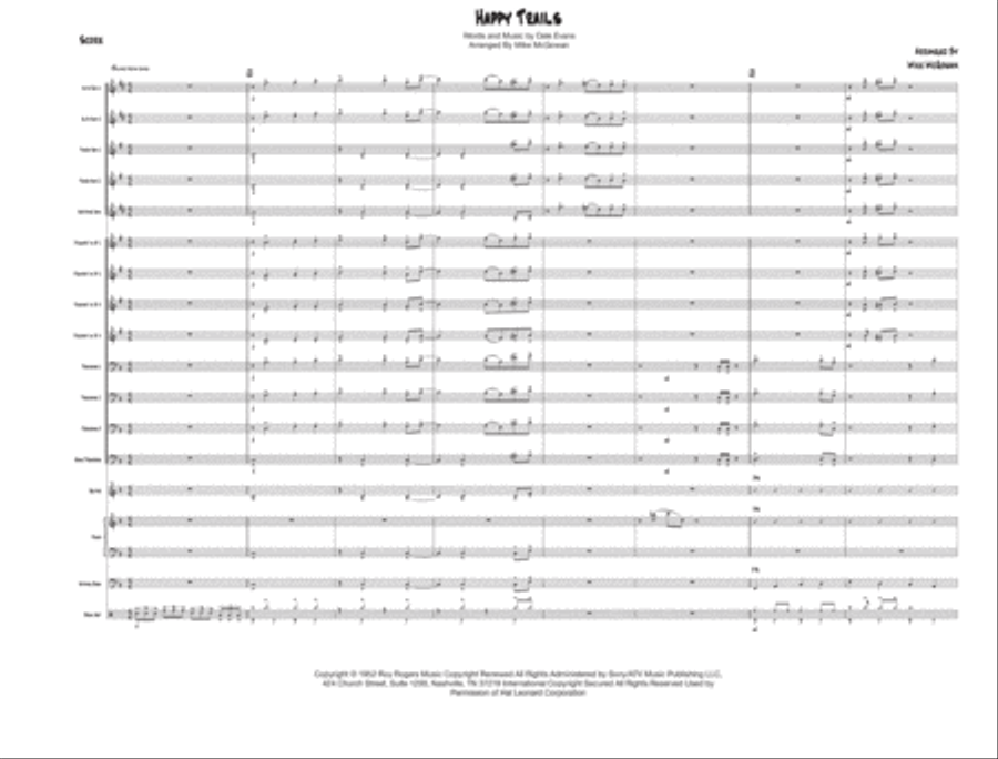 Happy Trails Happy Trails Jazz Ensemble scores gallery preview page 2