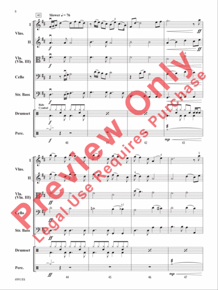 Tomorrow String Orchestra scores gallery preview page 9