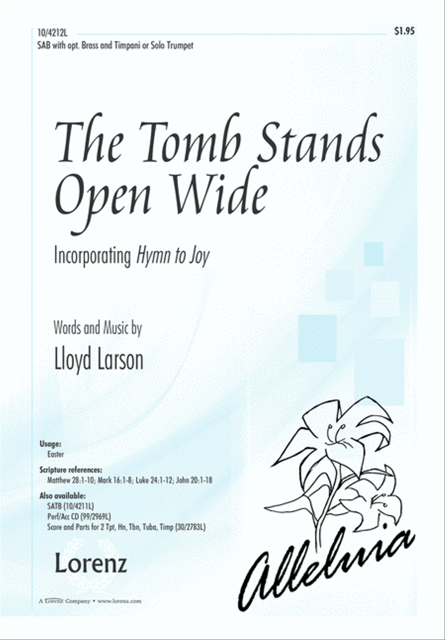 The Tomb Stands Open Wide 3-Part scores gallery preview page 2