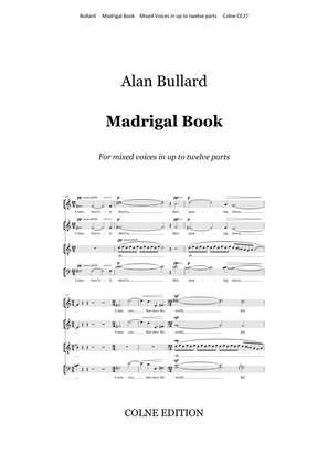 Book cover for Madrigal Book (for unaccompanied choir in up to 12 parts)