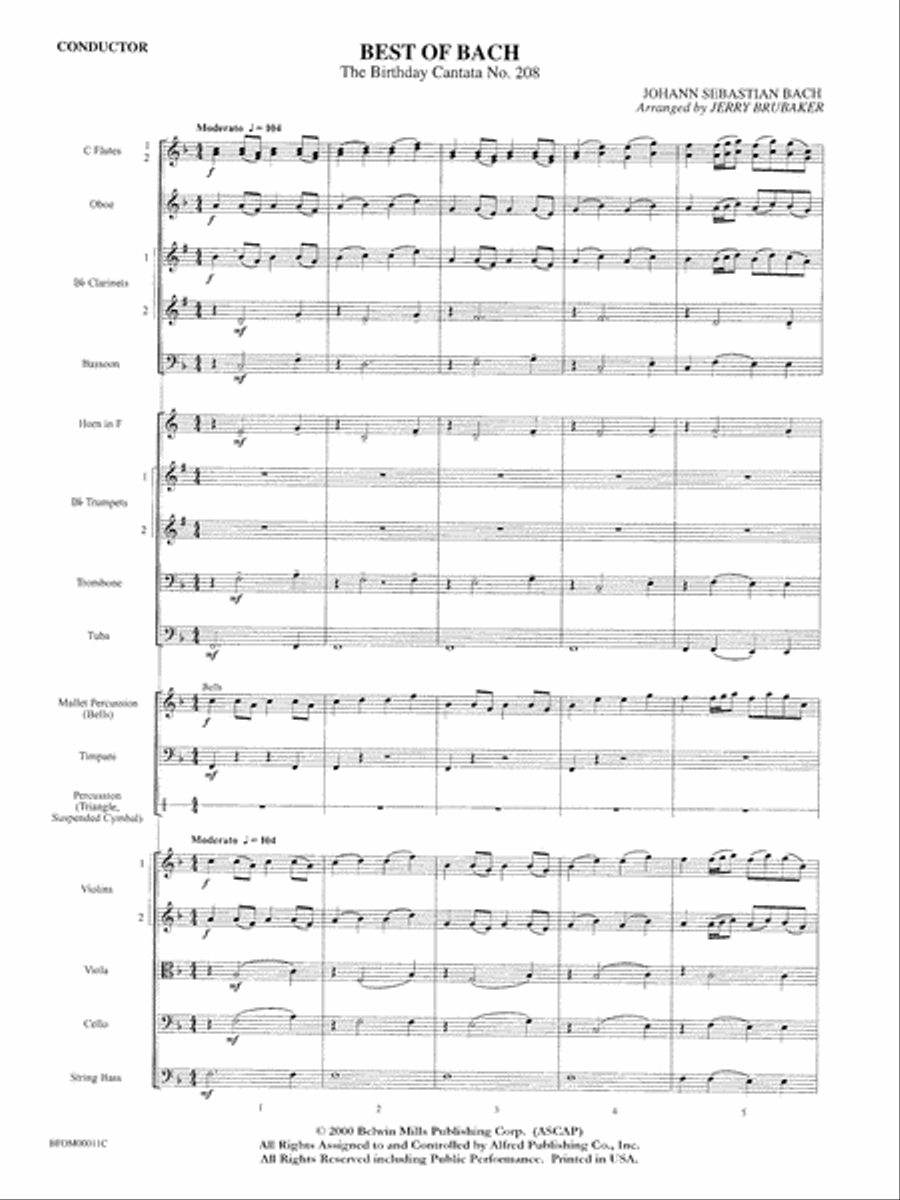 Best of Bach: Score Full Orchestra scores gallery preview page 2