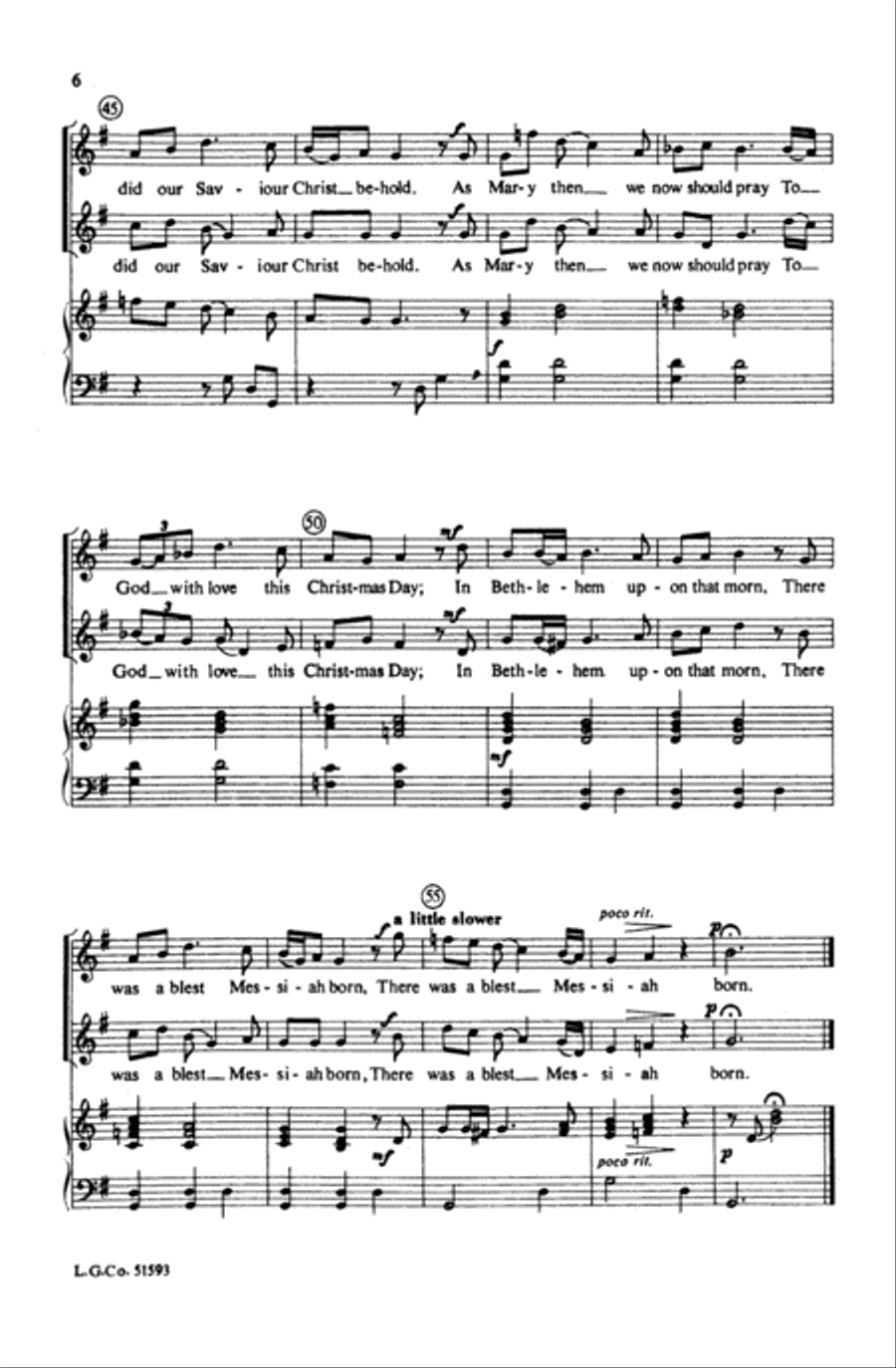 Three Christmas Carols Choir scores gallery preview page 4