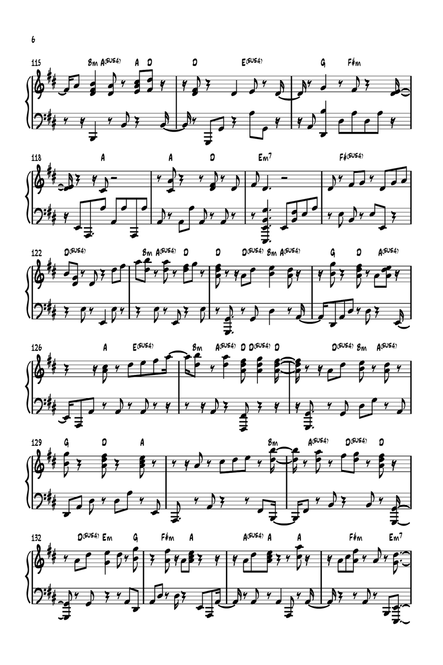 Lead Me To The Cross Lead Me To The Cross Easy Piano scores gallery preview page 6