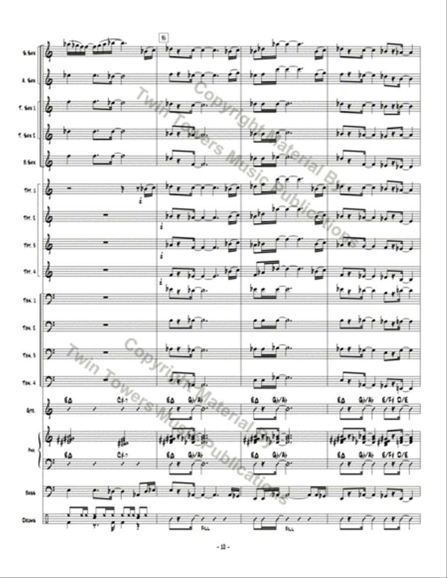 For Anji For Anji Jazz Ensemble scores gallery preview page 11