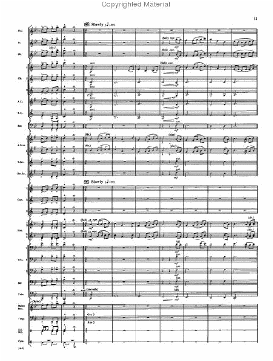 Centuria Concert Band scores gallery preview page 12