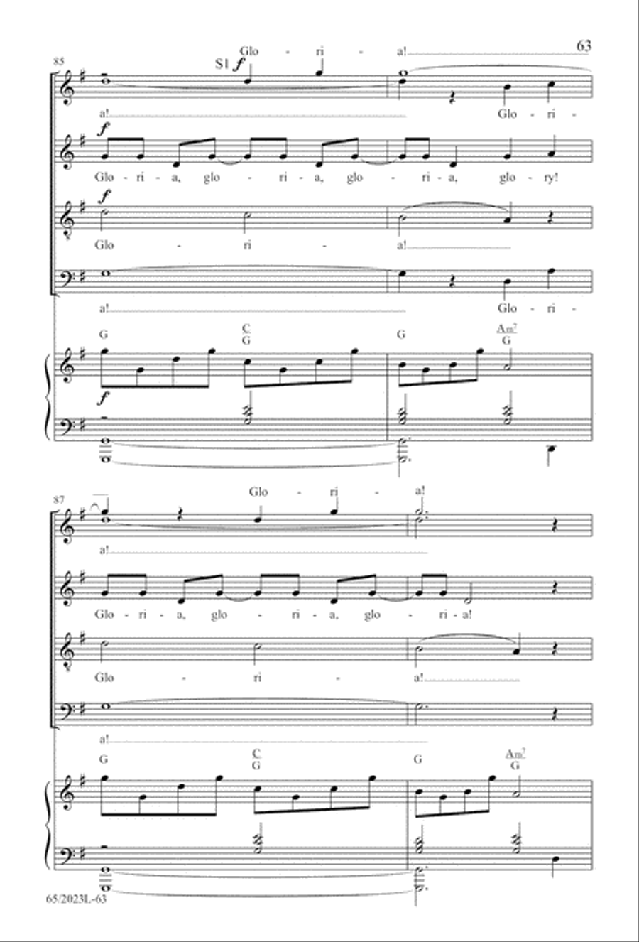 Child of Hope Child of Hope 4-Part scores gallery preview page 64