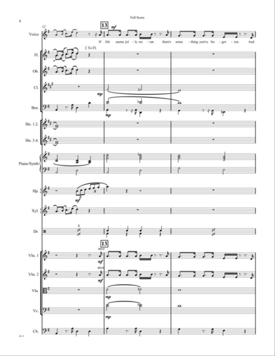 Always Look On The Bright Side Of Life Full Orchestra scores gallery preview page 4