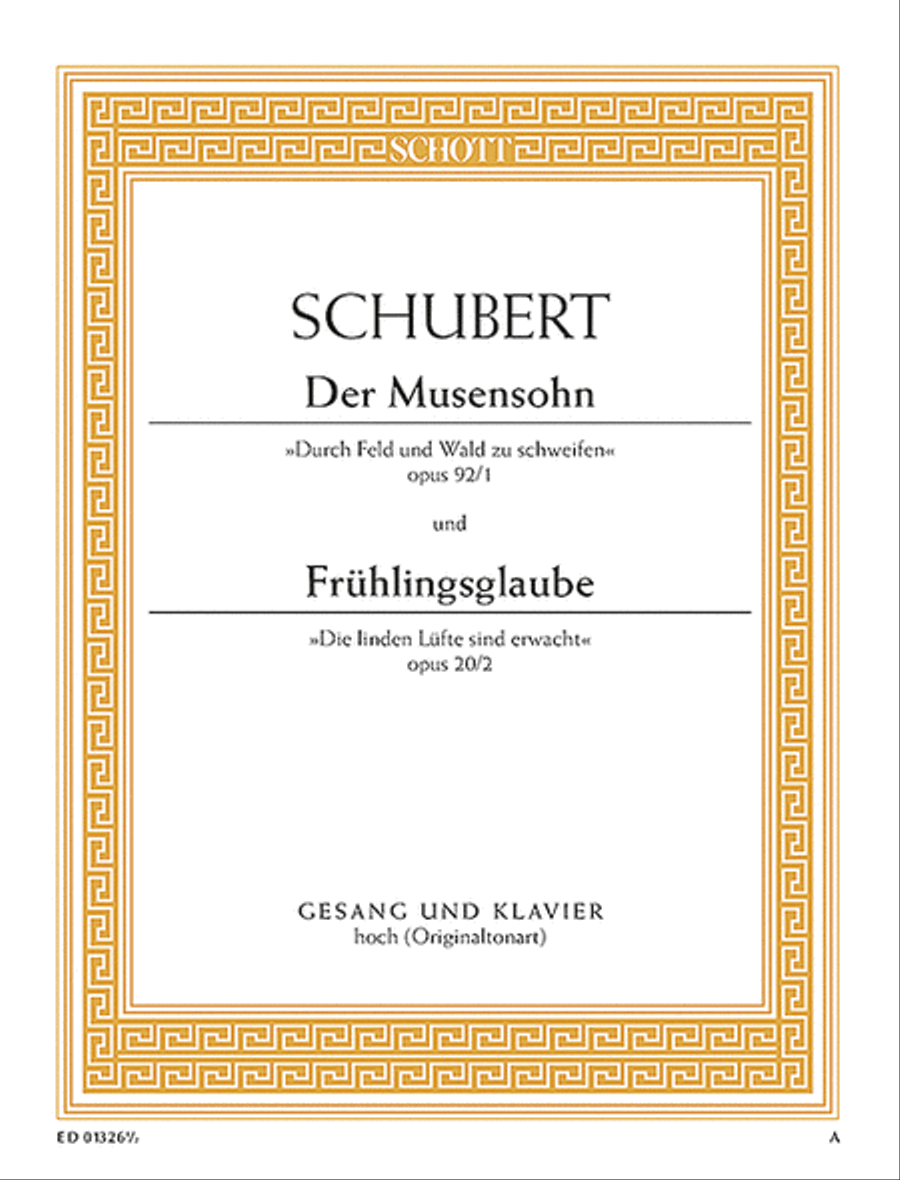 Musens Oh/fruehlingsglaube
