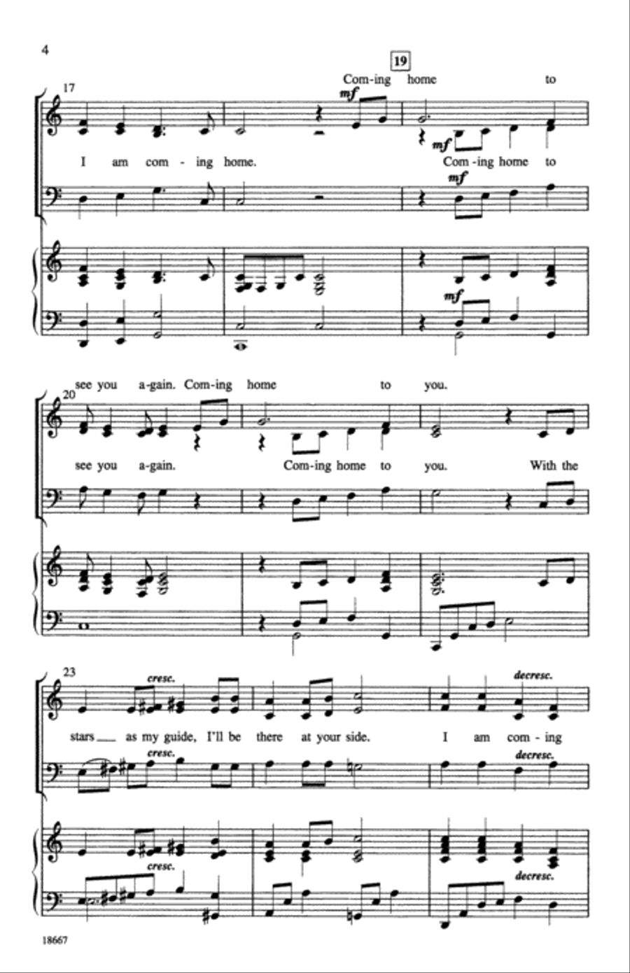 Coming Home Choir scores gallery preview page 3