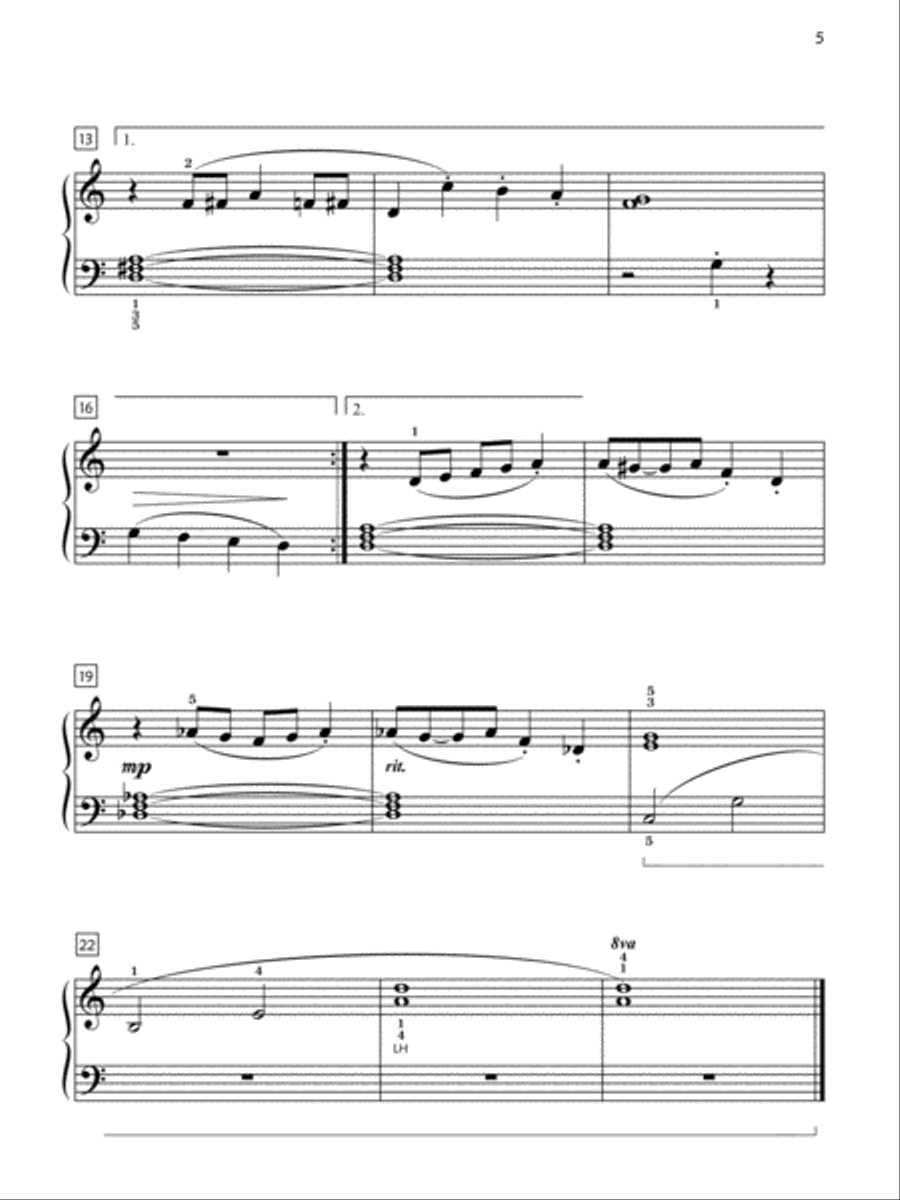 Premier Piano Course, Jazz, Rags & Blues 3 Piano Method scores gallery preview page 5