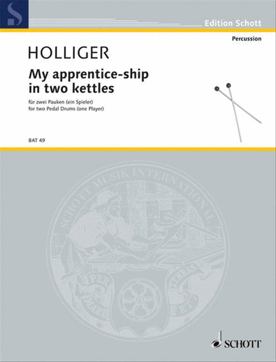My apprentice-ship in two kettles Percussion scores gallery preview page 1