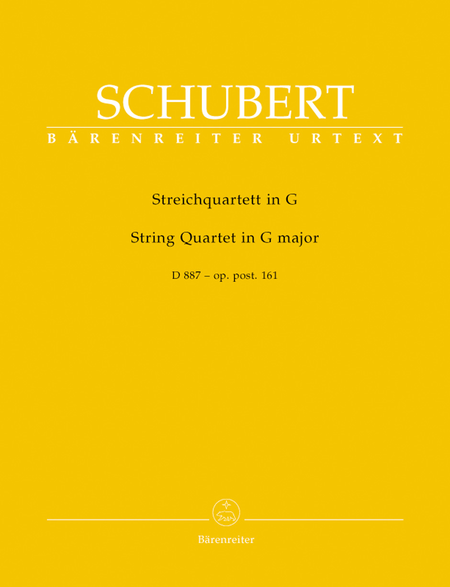 String Quartet in G major, op. post. 161 D 887