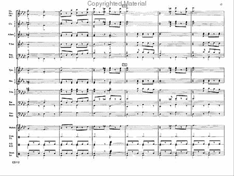 Alexander's Ragtime Band Alexander's Ragtime Band Concert Band scores gallery preview page 17