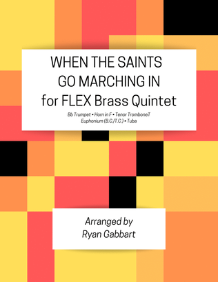 When the Saints Go Marching In for Beginner Brass Quintet