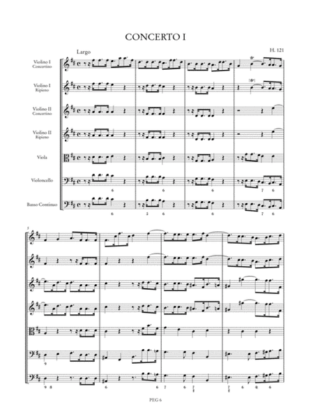 3 Concertos from ‘Select Harmony’ (H. 121-123) - 2 Unison Concertos (H. 124-125)