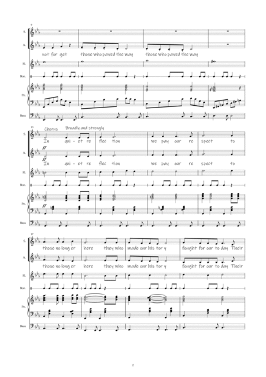 Remembering Them Remembering Them 2-Part scores gallery preview page 2